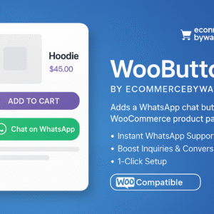 WooButton by Ecommercebywak – WhatsApp Contact for WooCommerce